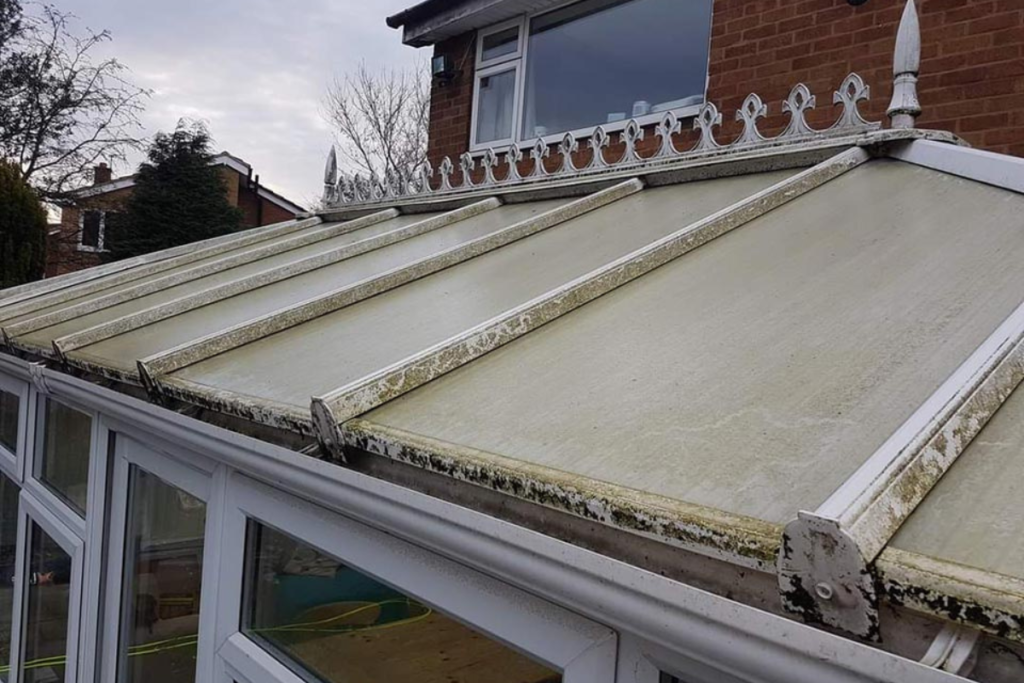 a dirty conservatory