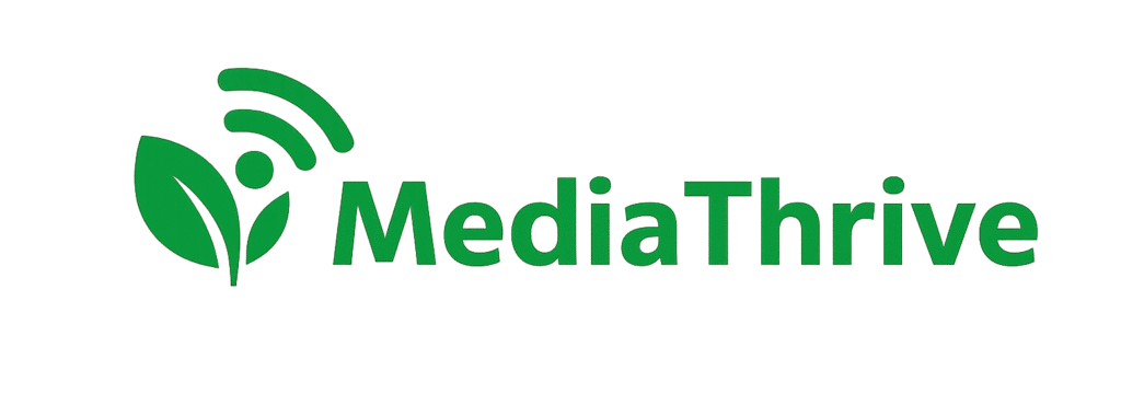 mediathrive website design logo