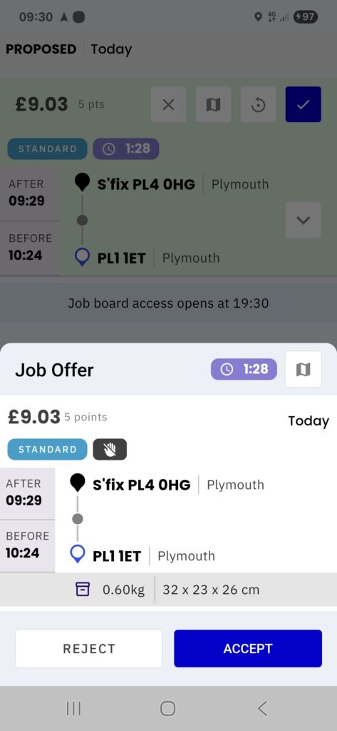 gophr job alert screenshot